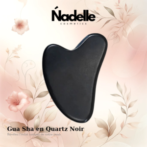 Gua Sha en Quartz Noir